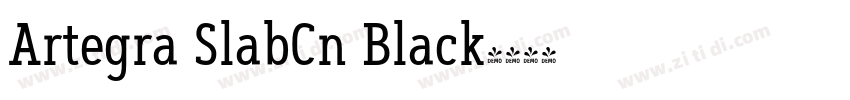 Artegra SlabCn Black字体转换